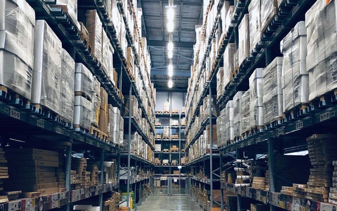 Warehouse Image with stock on racking